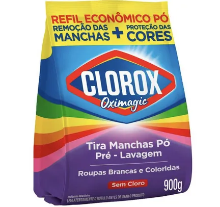 Tira Manchas Clorox Oximagic Pré-Lavagem 900g.