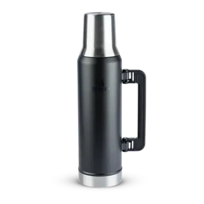 [Com Cashback R$251,50] Garrafa Stanley Térmica Mate System Matte Black | 1.6L