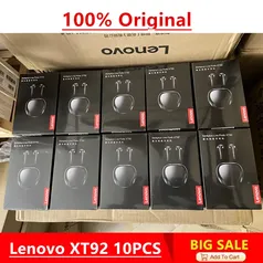 [Levando 10 peças] Original lenovo xt92 10pcs fones de ouvido sem fio