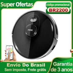 [R$1352 Moedas | BR] Robô Aspirador de Pó ABIR X8, Navegação a Laser, Potência 5000pa