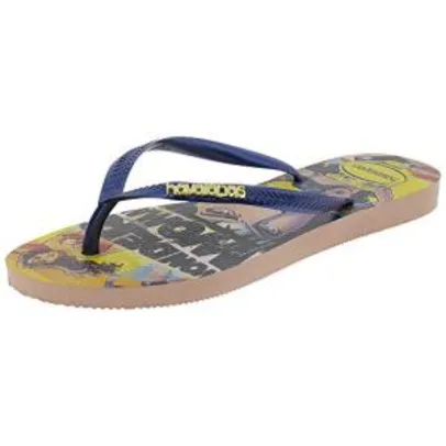 (Prime) Chinelo Slim Heroinas, Havaianas, Feminino R$30