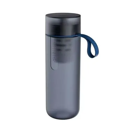 Garrafa de Água Philips Gozero Active, 590ml, com Filtro, Azul Marinho - AWP2712BLR