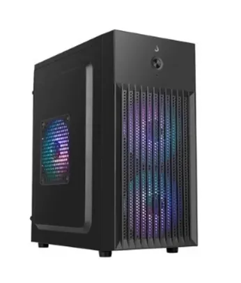 Gabinete Rise Mode X1 Black, Mini Tower, M-ATX, Preto - RM-GA-OFX1-FB