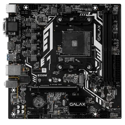 Placa Mãe GALAX B550M, AMD AM4, M-ATX, DDR4, M.2, PCIe 4.0