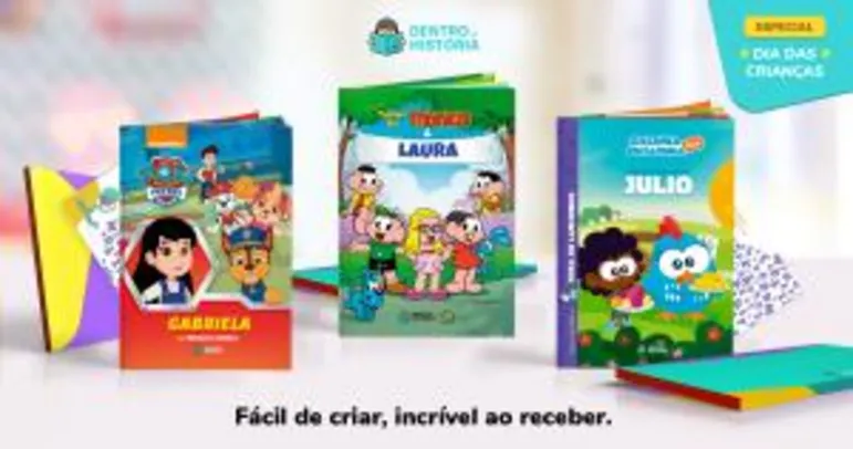 Livros personalizados para crianças | R$60