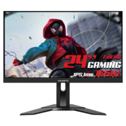 Monitor Gamer Gigabyte G24F2, 24 Pol, Full HD, FreeSync, 165Hz, 1ms, IPS, HDMI/DP