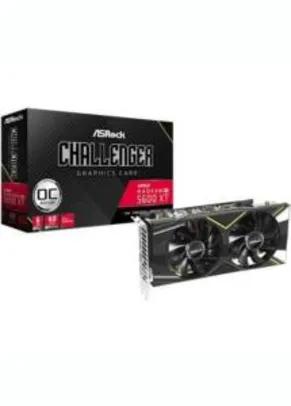 Placa de Vídeo ASRock AMD Radeon RX 5600 XT Challenger D OC, 6GB, DDR6 - 90-GA1XZZ-00UANF