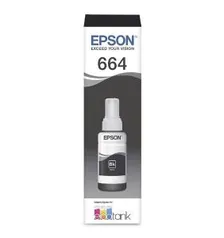 [PRIME] Garrafa de Tinta Original Epson EcoTank 664 Preto - T664120