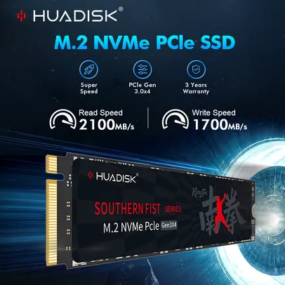 [R$237 MOEDAS/TAXA INCLUSA] SSD NVME Huadisk 1TB 