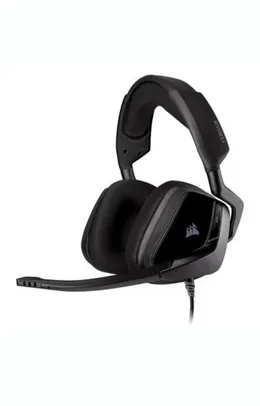 Headset Gamer Corsair Void Elite, Stereo, Drivers 50m, Múltiplas Plataformas, P2 e P3, Carbono - CA-9011208-NA | R$ 299,9