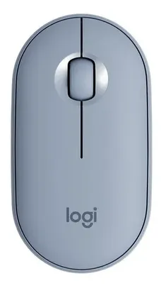 Mouse sem fio Logitech  Pebble M350 cinza-azulado