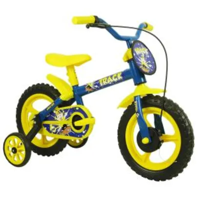 Bicicleta Infantil Aro 12 Track Bikes Arco Íris Azul e Amarela | R$80