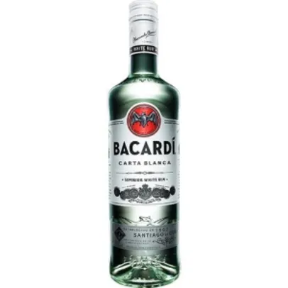 Rum Bacardí Carta Blanca 980ml por R$ 40