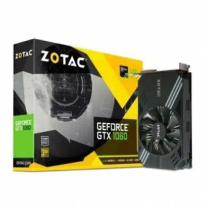 Placa de Vídeo Zotac GeForce GTX 1060 Mini 3GB ZT-P10610A-10L - R$849