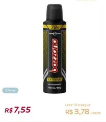 10 unidades de Desodorante *Aerossol Bozzano* por R$ 37,80