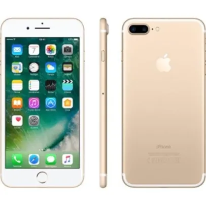 iPhone 7 Plus 128GB Dourado Tela 5.5" iOS 10 4G Câmera 12MP - Apple