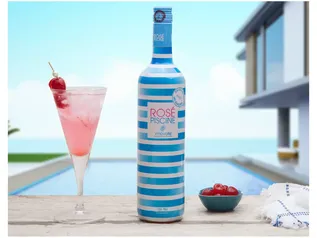 [Cliente Ouro | Leve 3 Pague 2] Vinho Rosé Meio Seco Rosé Piscine Stripes França