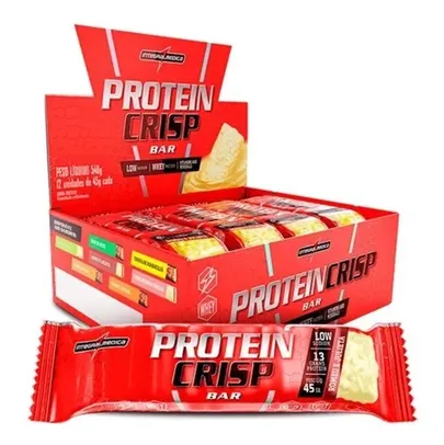 Protein Crisp Bar Integralmedica Cx 12 Unidades 45g