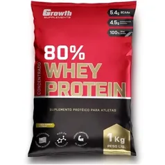 (TOP) Whey Protein Concentrado (1KG) - Growth Supplements 