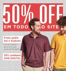 15% OFF na TNG + 25% de Cashback com AME