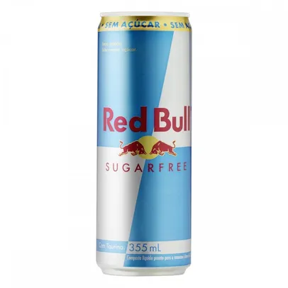 Energético Red Bull Energy Drink - Sem Açúcar - 355ml | R$ 6