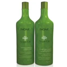 Kit Inoar Argan Oil: Shampoo 1L + Condicionador 1L por R$53