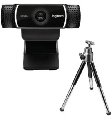 [FRETE GRÁTIS APP] Câmera Webcam Logitech C922 PRO