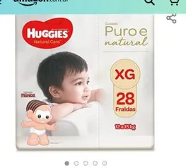 Fraldas Huggies natural Care xg | R$ 30