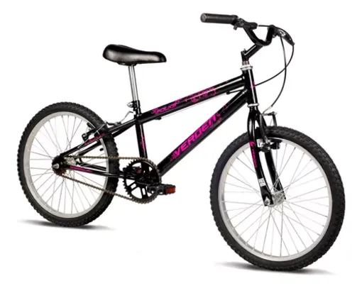 Bicicleta Infantil Aro 20 V.brake Verden Folks Cor Azul com Preto