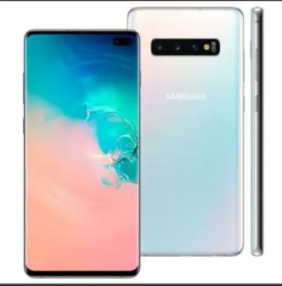 Smartphone Samsung S10+ branco 128gb 8gb