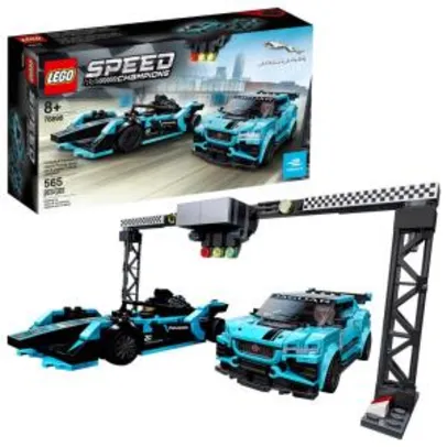 Lego 76898 - Jaguar Racing e I-Pace | R$219,90 + frete | 565 peças (R$0,39 por peça)