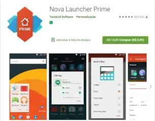 Nova Launcher Prime R$1