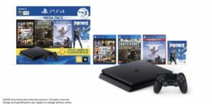 [R$1.359 AME] PlayStation 4 1Tb Hits Bundle 6 - R$1699