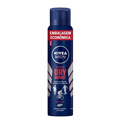 Desodorante NIVEA Antitranspirante Aerosol Dry Impact Promo 200ML, Nivea