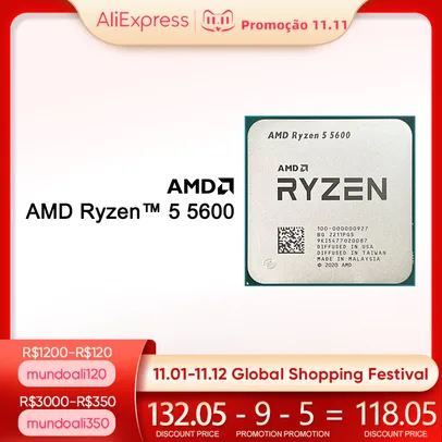 Processador Amd Ryzen 5 5600 3.5 Ghz