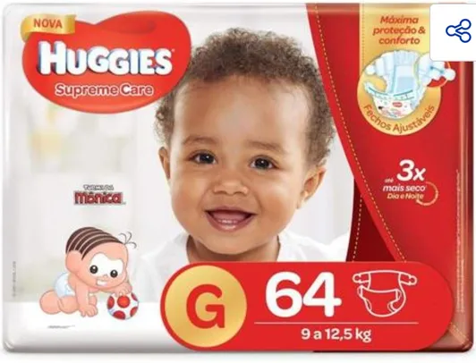 Fralda Huggies Supreme Care