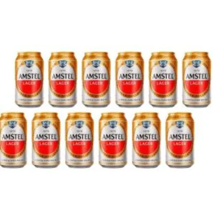 [Cliente ouro + Magalu pay] Cerveja amstel 350ml | R$23
