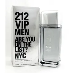 Perfume Carolina Herrera 212 Vip Men Masculino Edt - 200 Ml