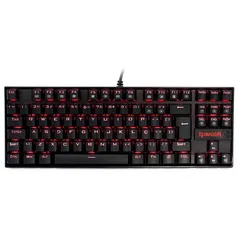 Teclado Mecânico Gamer Redragon Kumara, LED Vermelho, Switch Outemu Brown, PT - K552-2 (PT-BROWN)