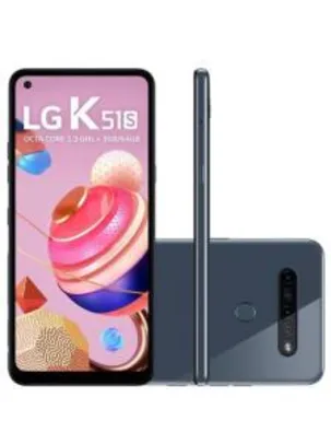 Smartphone LG K51S - 64GB - 32MP - Tela 6.55- Titânio | R$ 1.079
