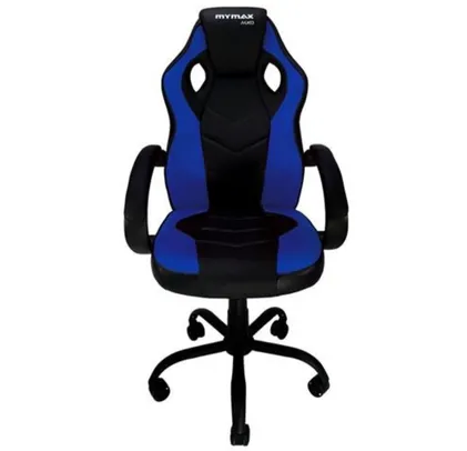 Cadeira Gamer MX0 Giratoria Preto e Azul | R$489