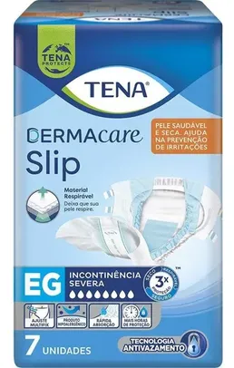 Fralda Geriátrica Tena Dermacare Slip Ultra Eg Com 7 Un