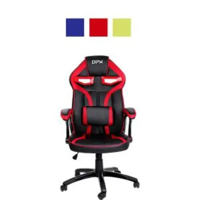 Cadeira Gamer Preta/Vermelha Reclinável e Giratória GT7 - DPX