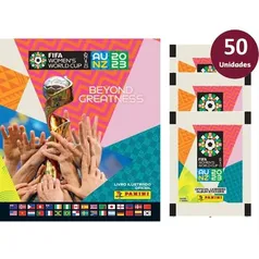 Kit 1 Álbum Brochura + 50 Envelopes De Figurinhas Da Copa Do Mundo Fifa Feminina Austrália