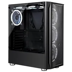 [APP] Gabinete Gamer Rise Mode Z3 Glass, Lateral em Vidro Fumê, Preto - RM-Z03-03-FB