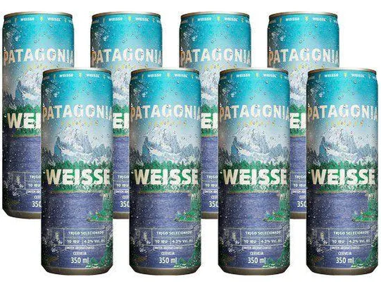 Cerveja Patagônia Weisse 8 Unidades Lata