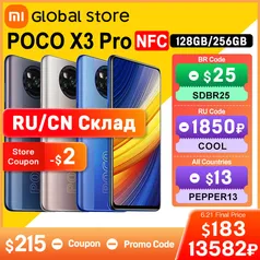 Smartphone XIAOMI POCO X3 PRO - 8GB+256GB [120Hz] | R$1132