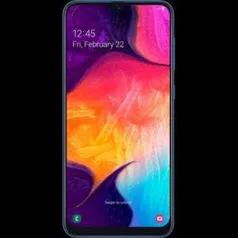 Smartphone Samsung Galaxy A50 64GB Azul 4G - 4GB RAM 6,4” Câm. Tripla + Câm. Selfie 25MP - R$1386