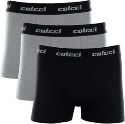 [PRIME DAY] Kit com 3 Cuecas Boxer em Algodão, Colcci, Masculino