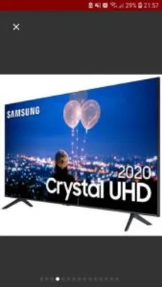 Smart TV LED 50" UHD 4K Samsung 50TU8000 Crystal UHD R$2374